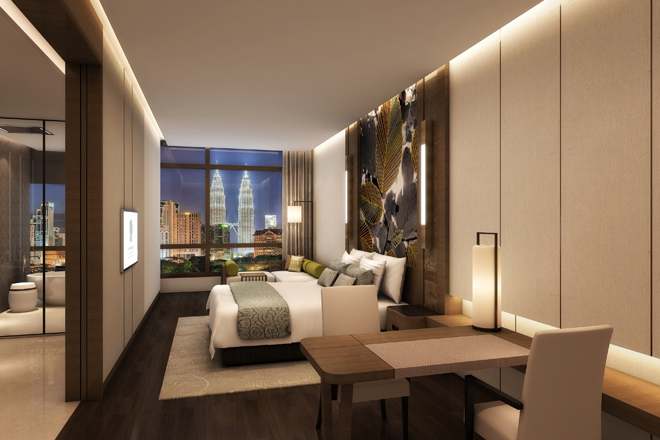 Banyan Tree Kuala Lumpur will feature 55 exquisite rooms and suites, ranging from 51 square metres to 200 square metres in size, with contemporary flair and breath-taking views