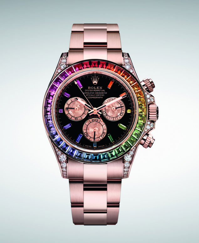 Baselworld 2018 Rolex Rainbow Daytona Everose Ref. 116595