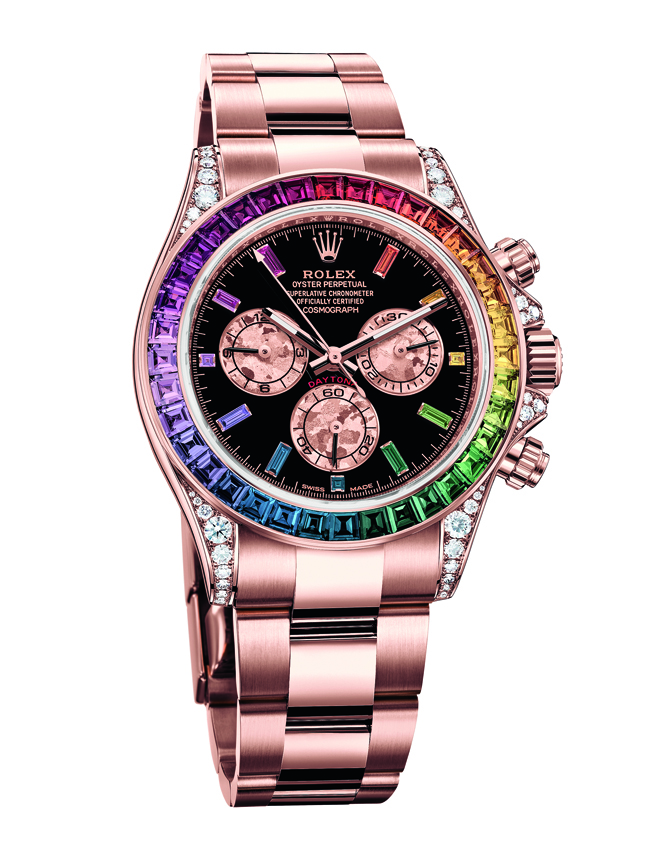 New Rolex Rainbow Daytona Everose Priced at SG$130,300