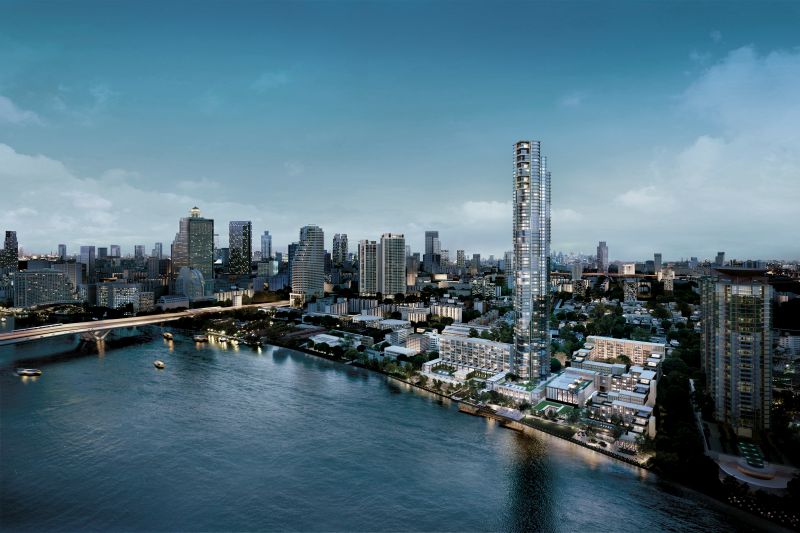 Developed by Country Development Group, the Four Seasons Private Residences Bangkok at Chao Phraya River is a premier 73-storey residential tower meant to define luxury waterfront living.
