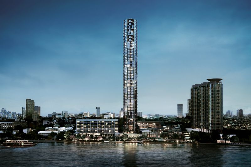 Spanning some 350 metres from main road to waterfront, the Four Seasons Private Residences Bangkok at Chao Phraya River is centrally located with quick access to the expressway