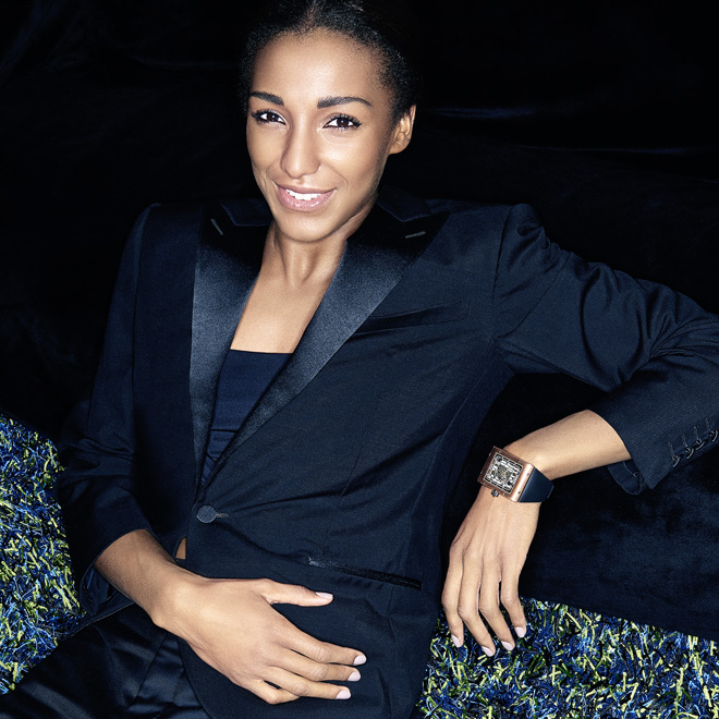 Latest Richard Mille Brand Ambassador Nafi Thiam pictured here with a RM 016 Extra flat Automatic