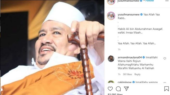 Habib Ali bin Abdurrahman Assegaf [IG Yusuf Mansur]