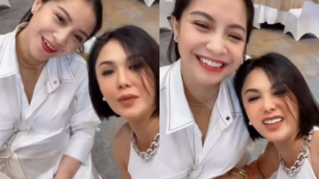 Yuni Shara dan Nagita Slavina. (Instagram)