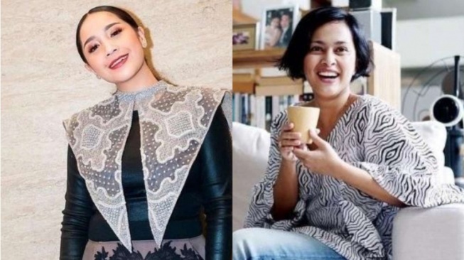 Nagita Slavinda dan Sarah Sechan
