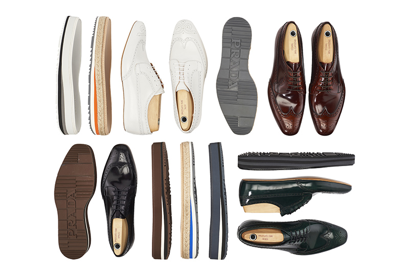 Custom designer shoes in Singapore: Prada microsole lace-ups are now made-to-order at its Paragon boutique on Orchard Road Custom designer shoes in Singapore: Prada microsole lace-ups are now made-to-order at its Paragon boutique on Orchard Road