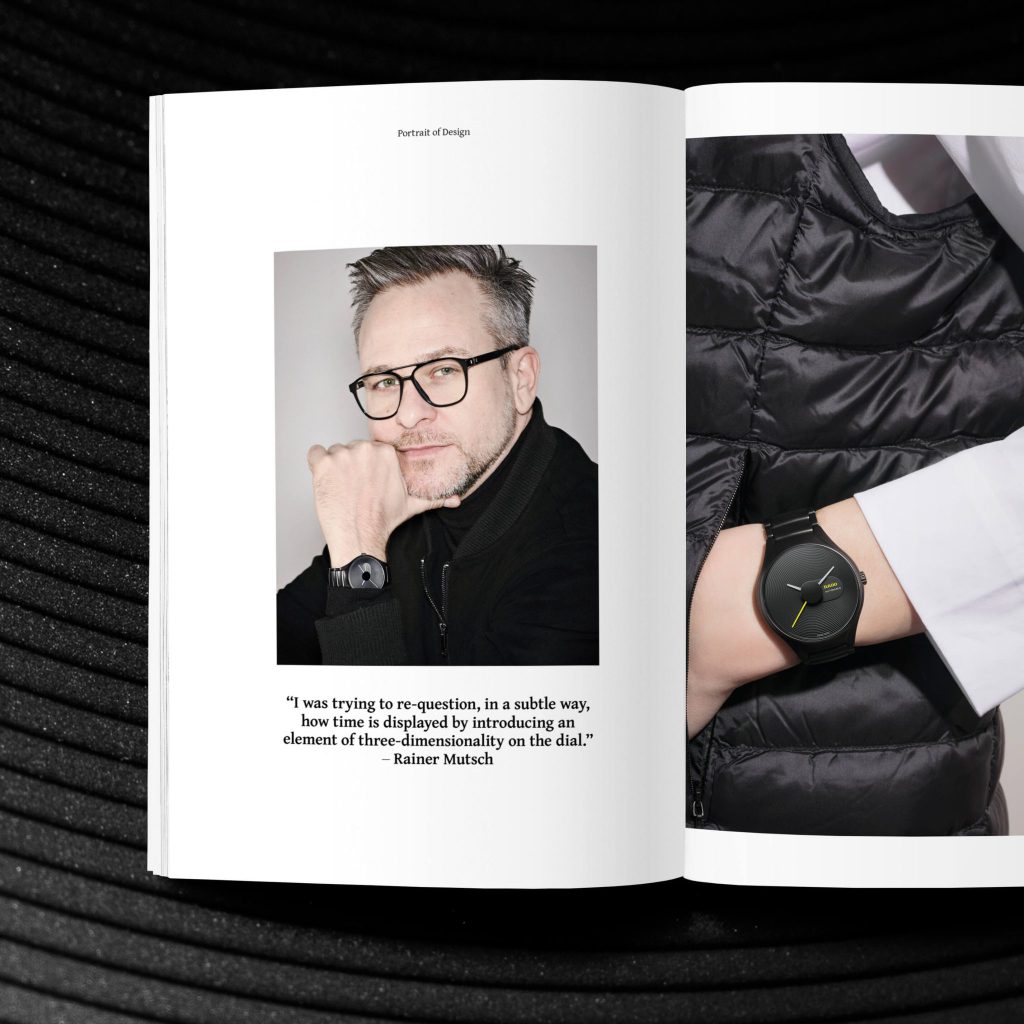 Profound Depth: Rado X Industrial Designer Rainer Mutsch Profound Depth: Rado X Industrial Designer Rainer Mutsch