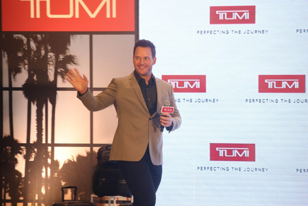 Chris Pratt Launches Tumi Latest Campaign Chris Pratt Launches Tumi Latest Campaign
