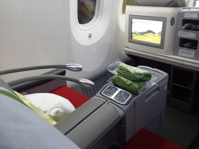Choose from more than 80 channels to keep you entertained during your flight. Photo by Romsanne Ortiguero, InterAksyon.com.
