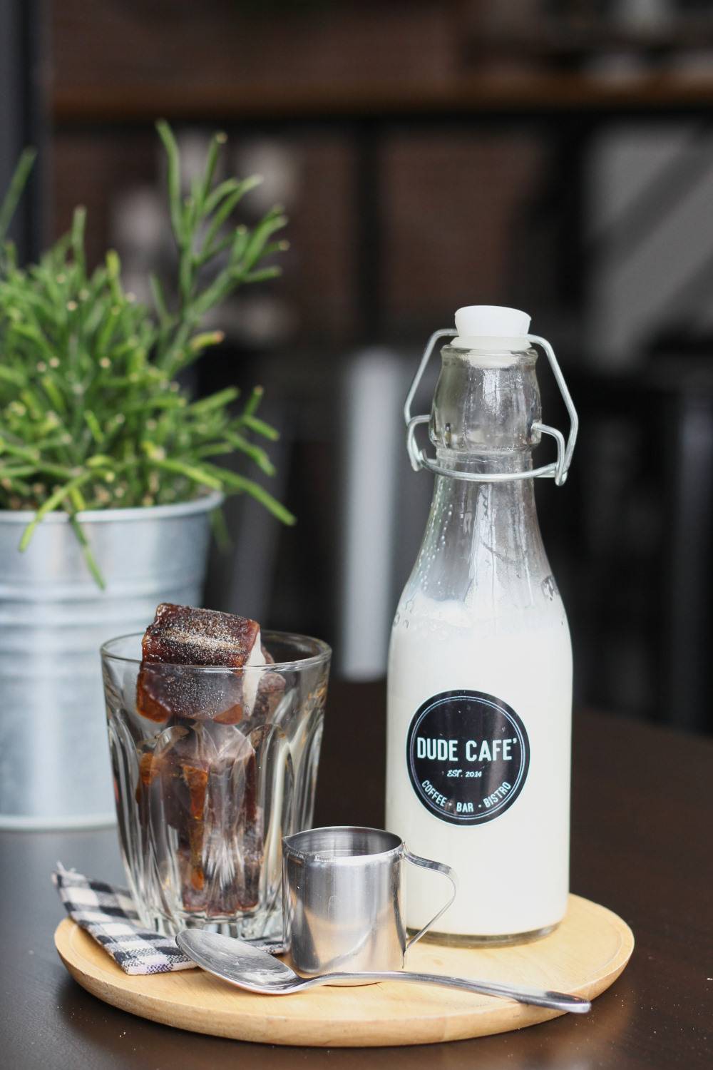 Coffee Ice Cubes ร้าน Dude Cafe