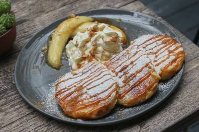 Ricotta Pancakes ร้านIwane Goes Nature