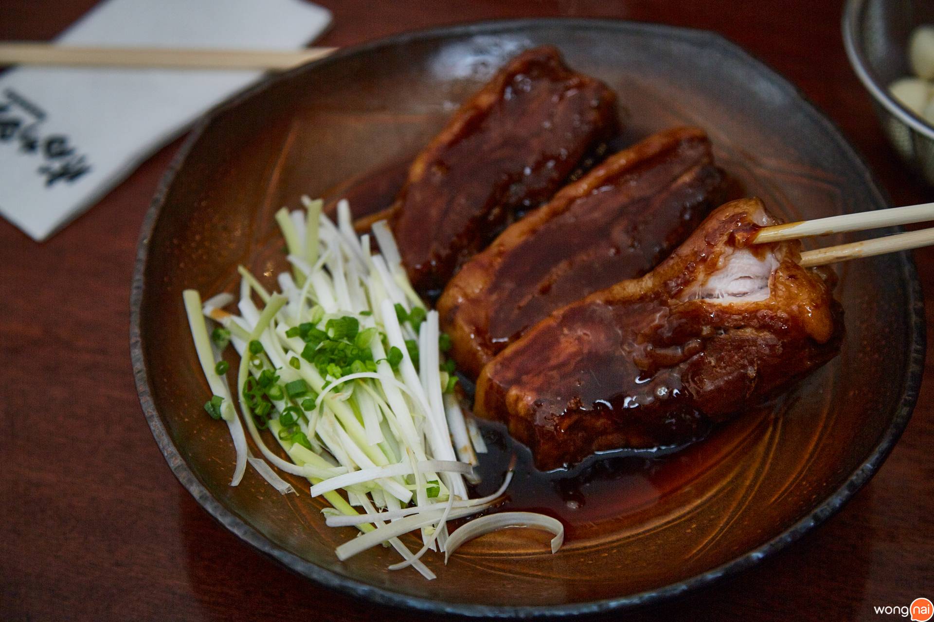 เมนู Kakuni Saramori ร้าน Bankara Ramen