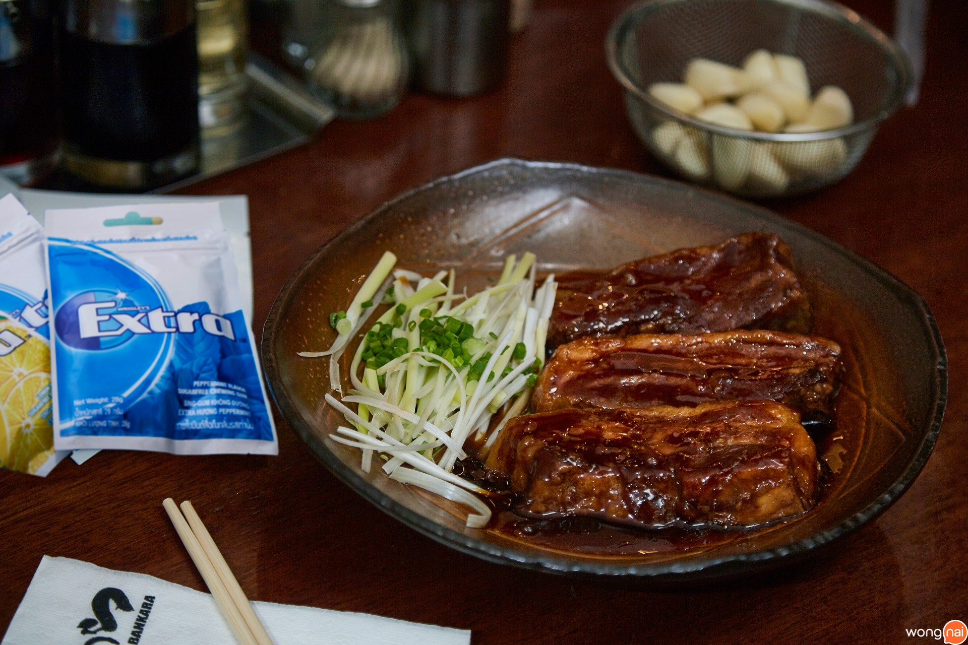 เมนู Kakuni Saramori ร้าน Bankara Ramen