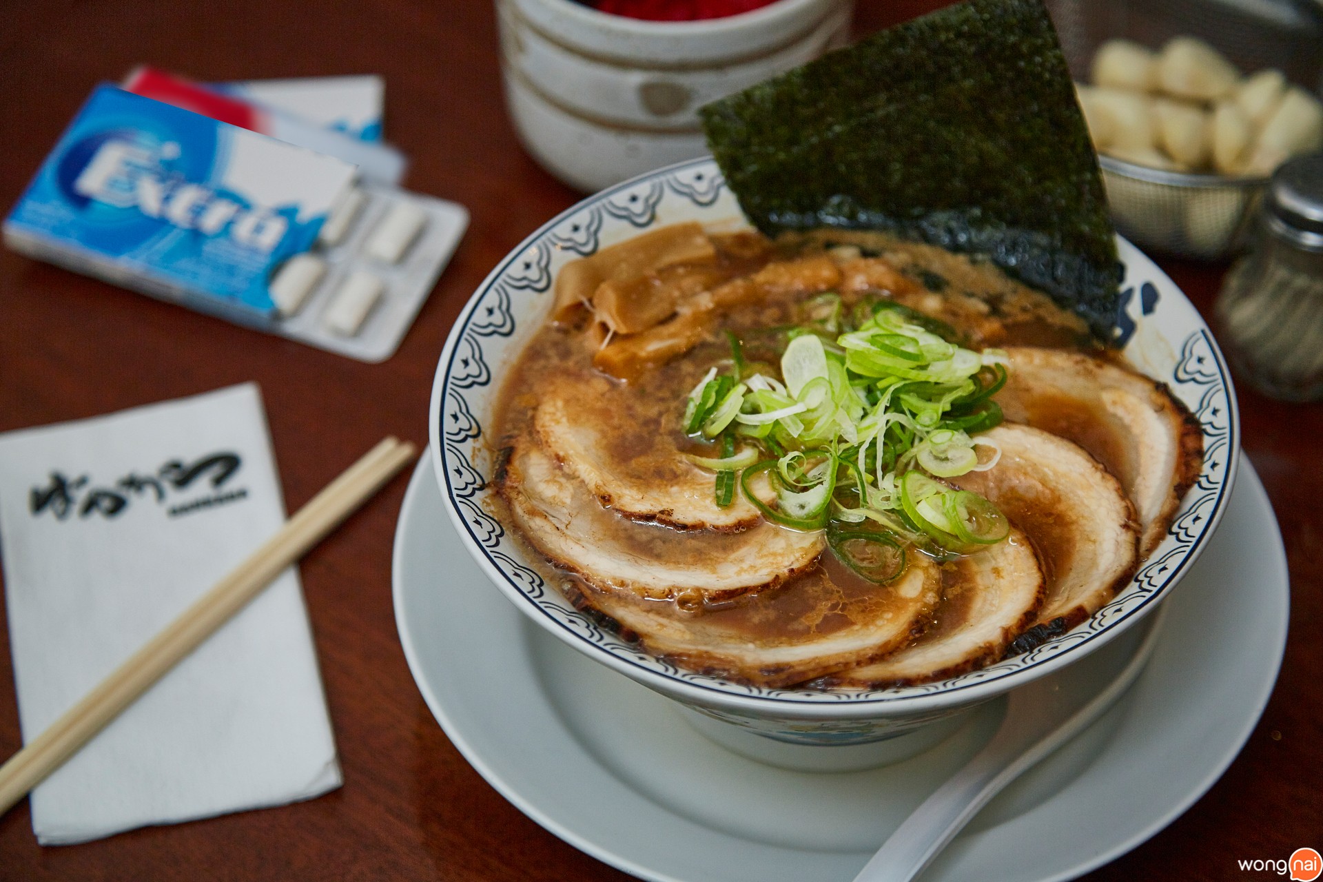 เมนู Chashu Men ร้าน Bankara Ramen