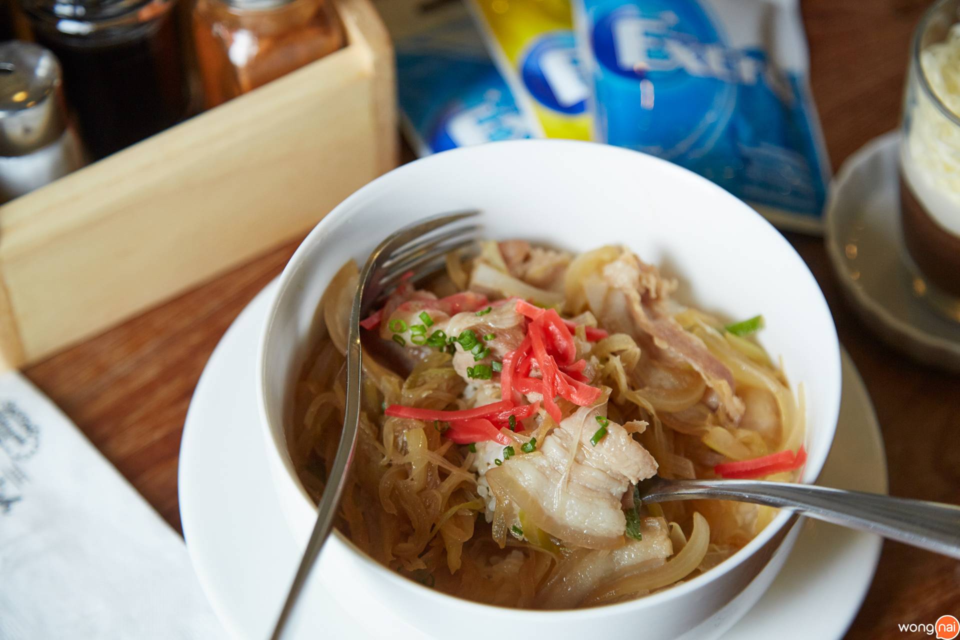 เมนู “Gyudon” ของร้าน “Bake a wish”