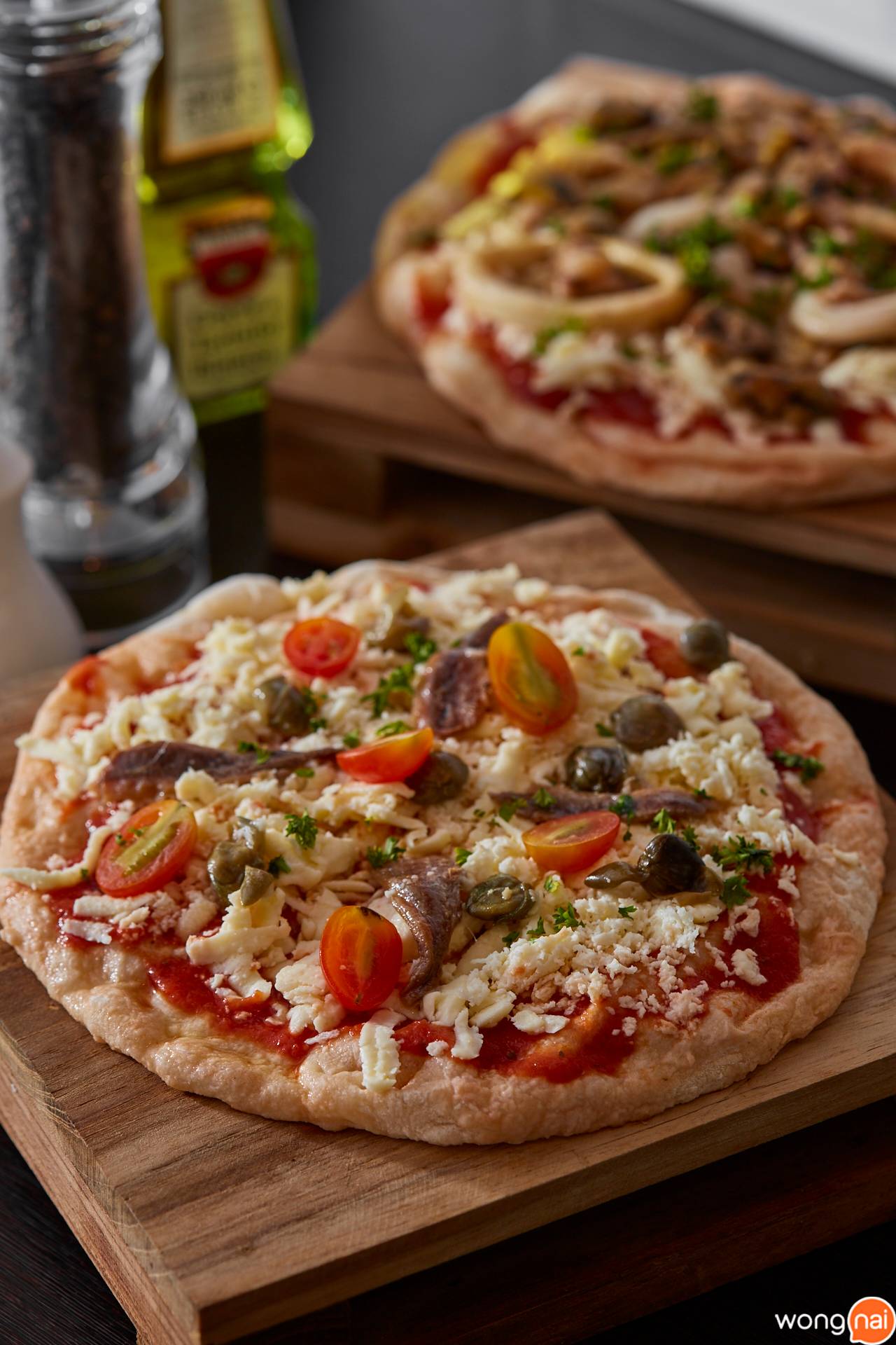 เมนู Pizza Napoli ของร้าน Pizza King สาขา Silom Soi Convent
