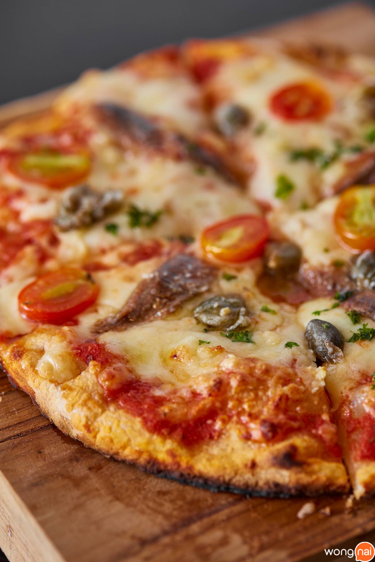 เมนู Pizza Napoli ของร้าน Pizza King สาขา Silom Soi Convent