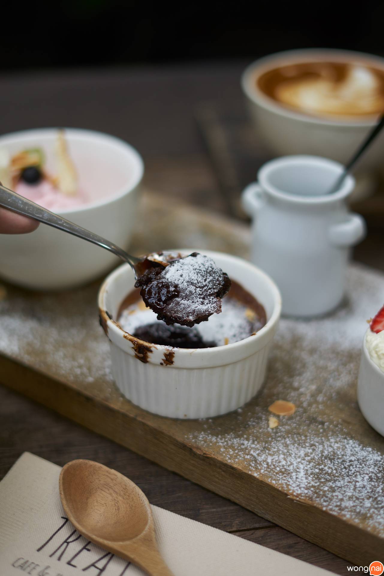 เมนู Chocolate lava ของร้าน Treat & Hangout