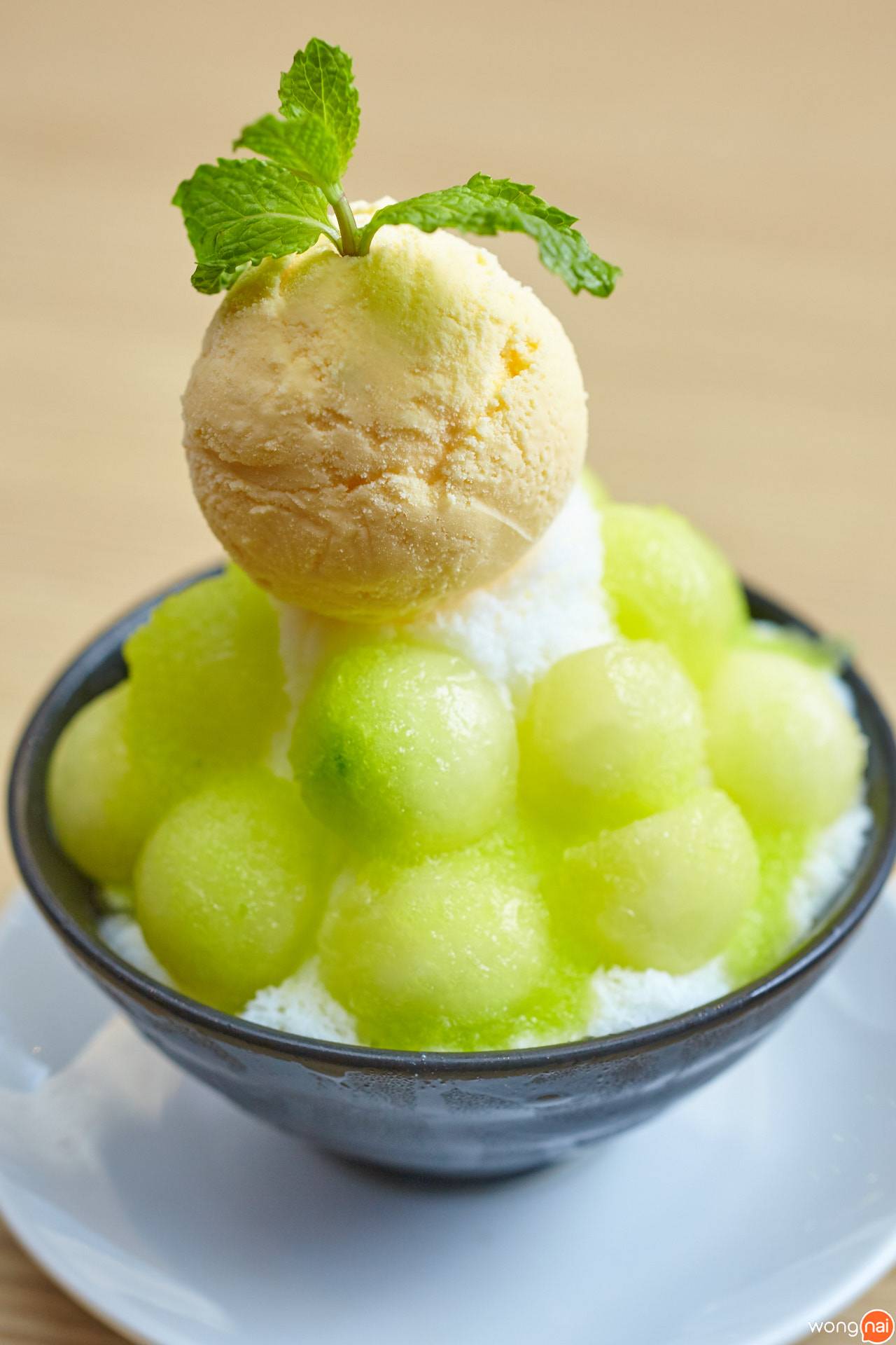 คากิโกริเมลอนญี่ปุ่น ร้าน “Oishi Eaterium”