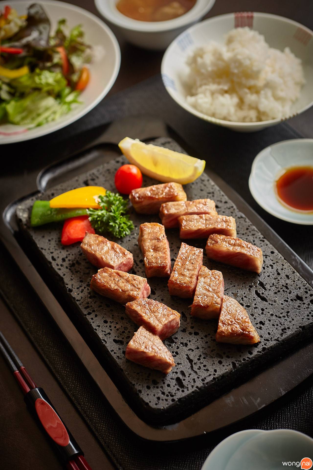 “Kobe Beef Sirloin Steak 150g” ร้าน Yasuda
