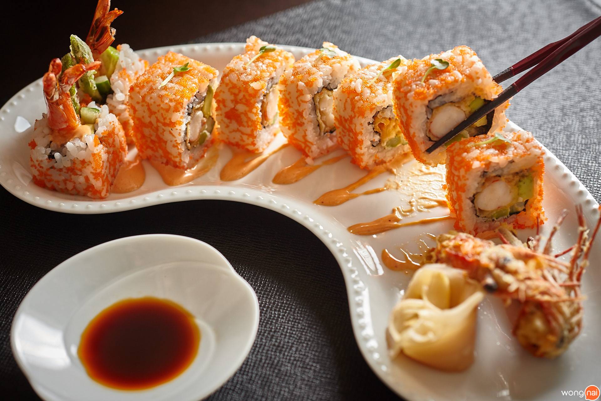 “Shrimp Tempura Roll” ร้าน Yasuda