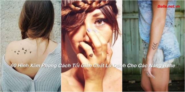 image of 60 Hình Xăm Phong Cách Tối Giản Chất Lừ Dành Cho Các Nàng Belle