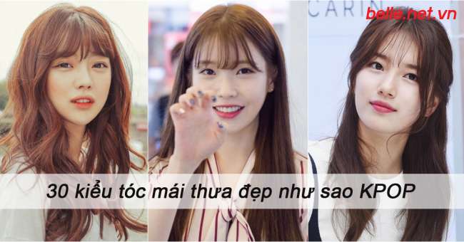 image of 30 kiểu tóc mái thưa đẹp như sao KPOP