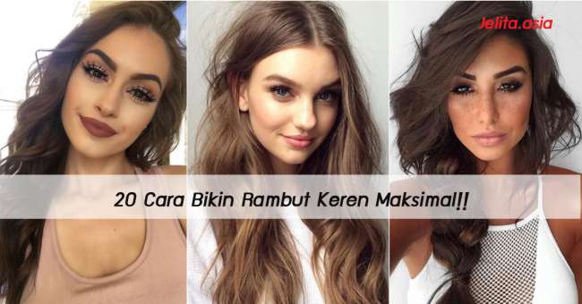 image of 20 Cara Bikin Rambut Keren Maksimal!!