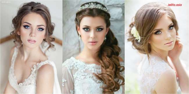 image of 50 Make Up Pegantin yang Cantik dan Ide Gaya Lambut untuk Perempuan