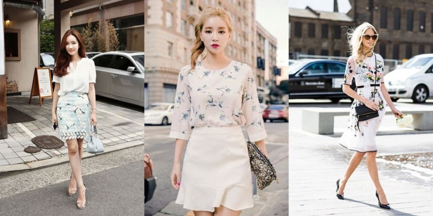 image of 30 ไอเดีย Mix&Match ชุดทำงานลายดอก... สวยหวานละมุนละไม ไม่เวอร์!