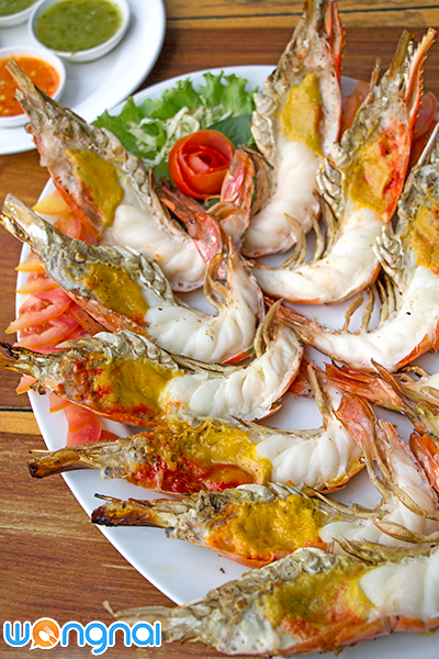 กุ้งเผา