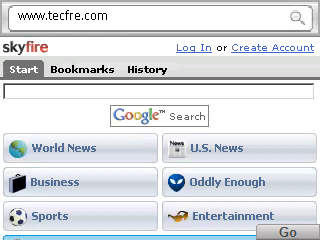 skyfire browsing