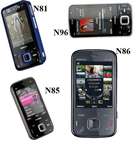 Nokia N86 follows the design of N81 , N85 , N96 Nokia N86 follows the design of N81 , N85 , N96
