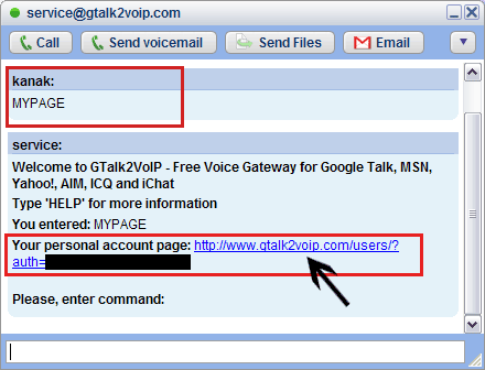 Make VOIP calls via Google Talk