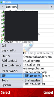 Make VOIP calls from Talkonaut