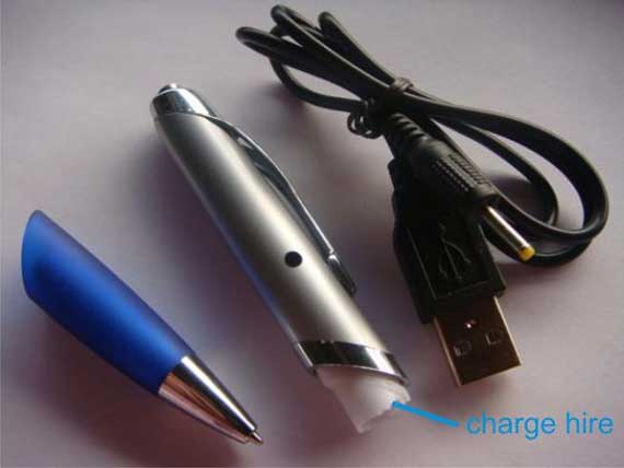Spy pen with microphone to be used at exams