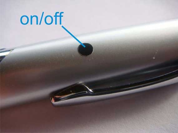 Spy pen with microphone to be used at exams