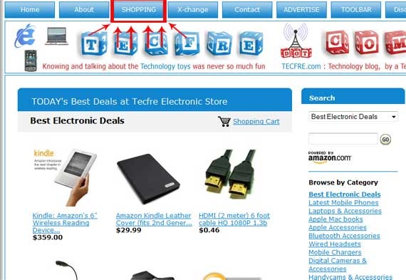 Tecfre Online Shopping Store Tecfre Online Shopping Store