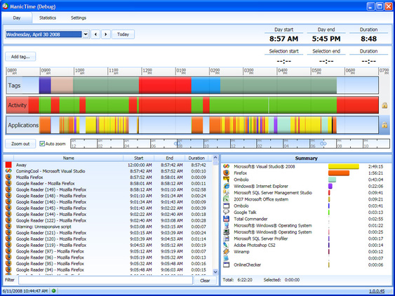 ManicTime the ultimate productivity and time management measurement tool 
