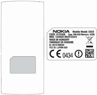 Nokia Alvin FCC image