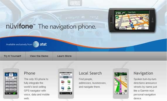 Garmin Nuvifone G60 GPS phone