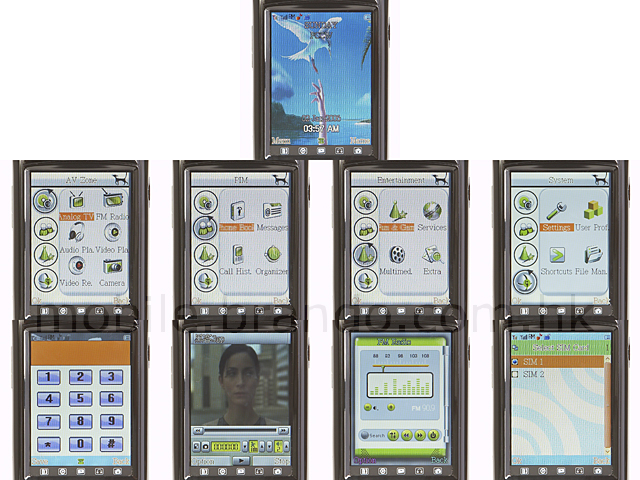 v10 dual sim card mobile TV