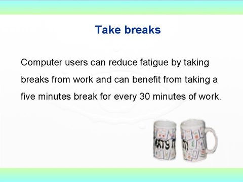 Computer vision syndrome ( CVS )