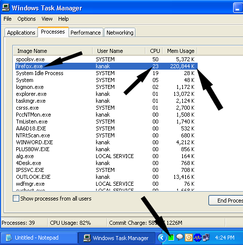 firefox memory leaking bug
