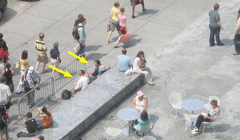 Early line formation for Iphone