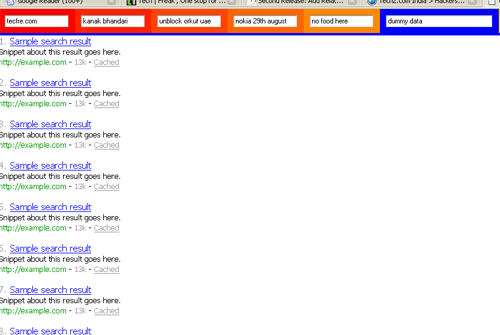 no food here search result dummy