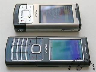 nokia classic and slide phone 6500