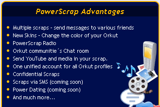 powerscrap to unblock orkut scrapping