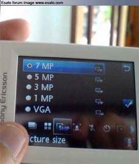 sony 7mp camera phone