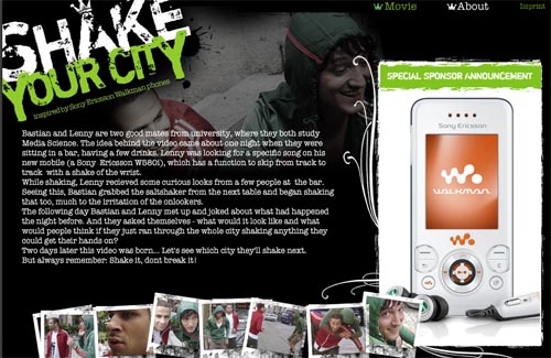 shake your city with sony